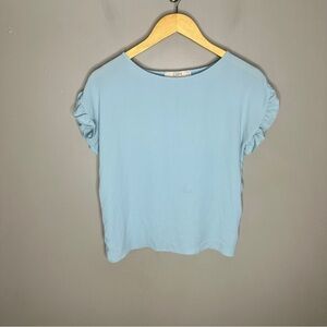 Loft ruffle sleeve blouse